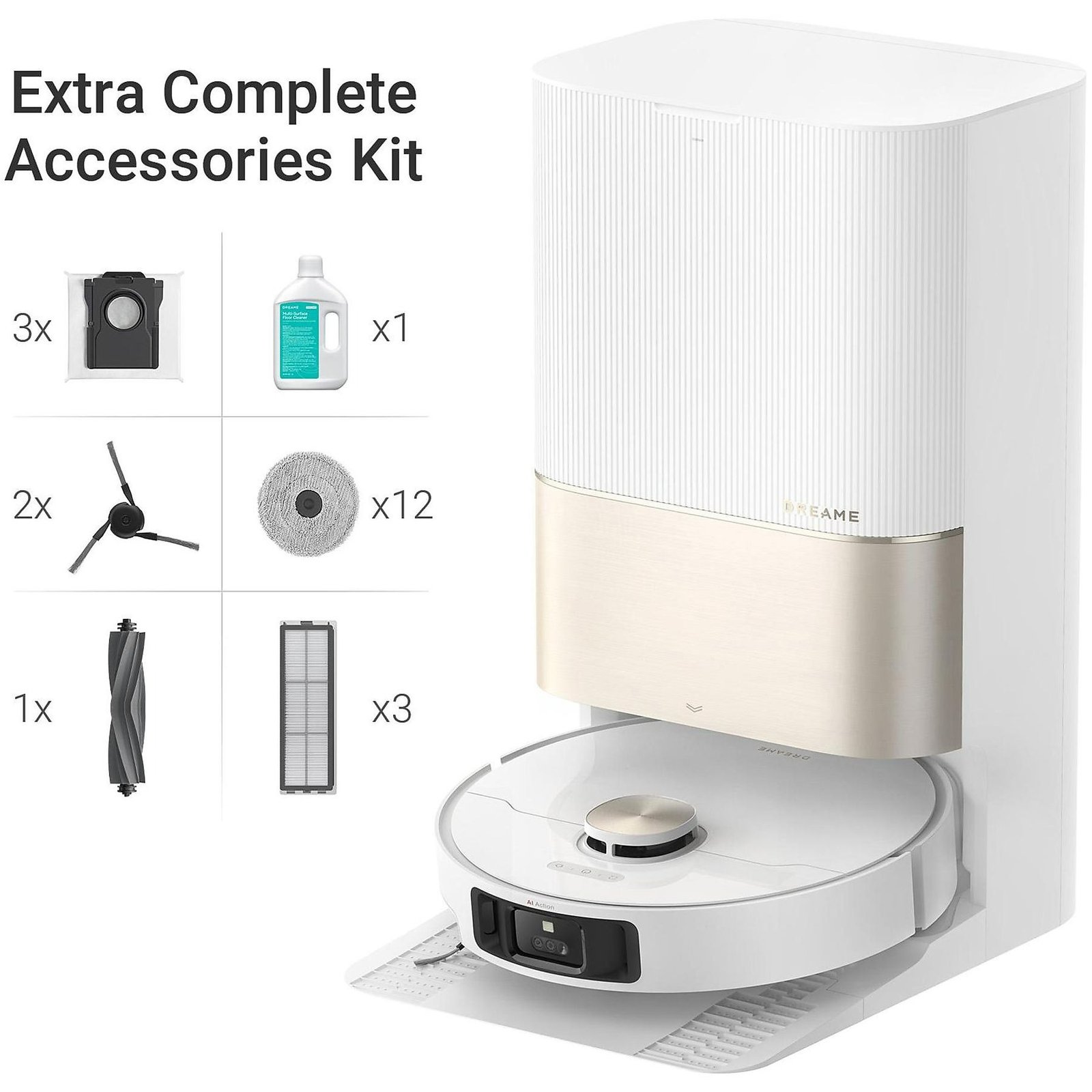 DREAME X40 Ultra Complete aspirapolvere robot, 1000 W