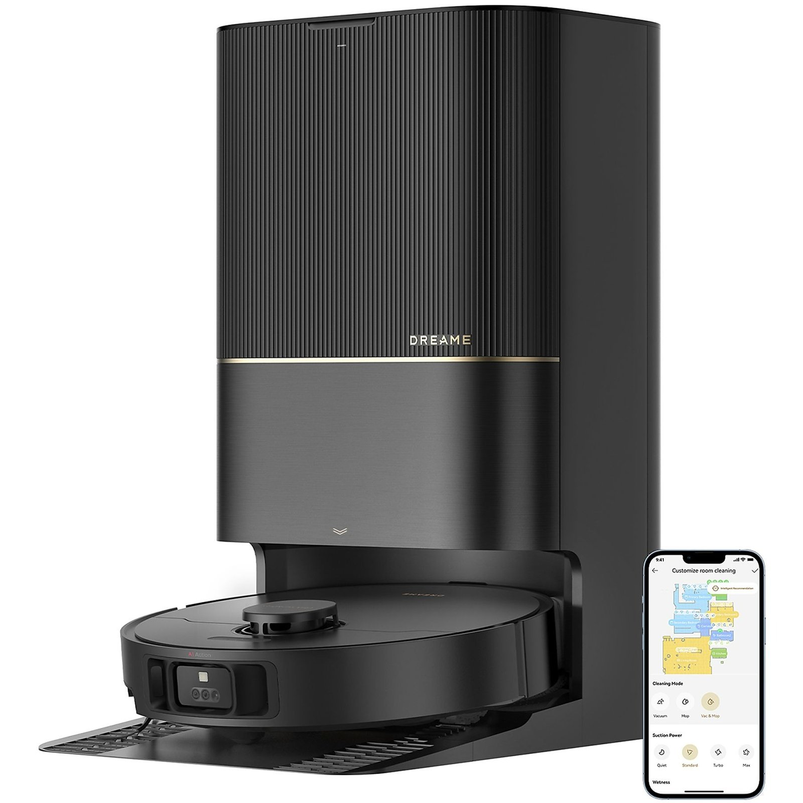 DREAME X40 Ultra Complete aspirapolvere robot, 75 W