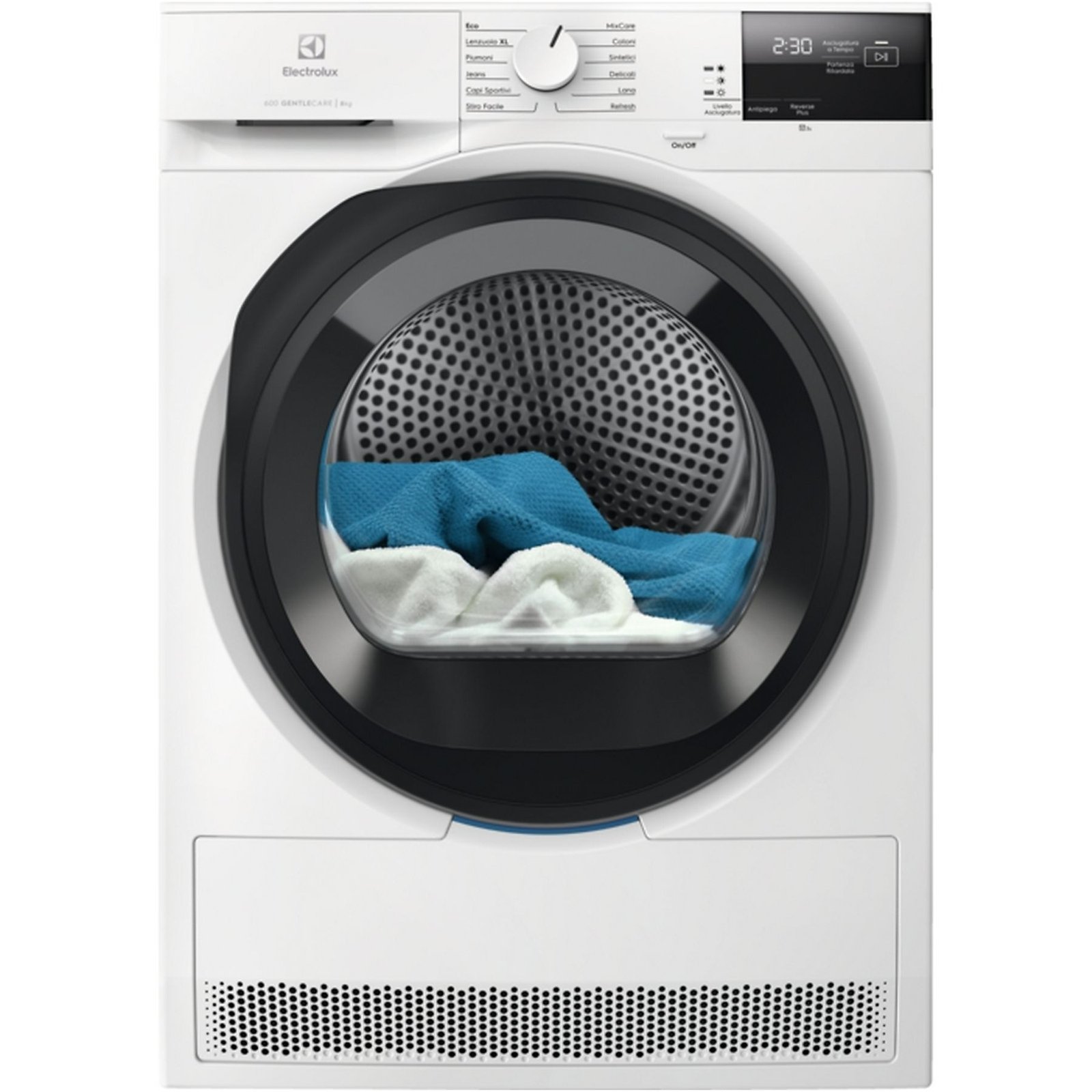 ELECTROLUX EW6HBG28G 600 GentleCare asciugatrice, 8 kg, 63,8 cm, Classe A+++