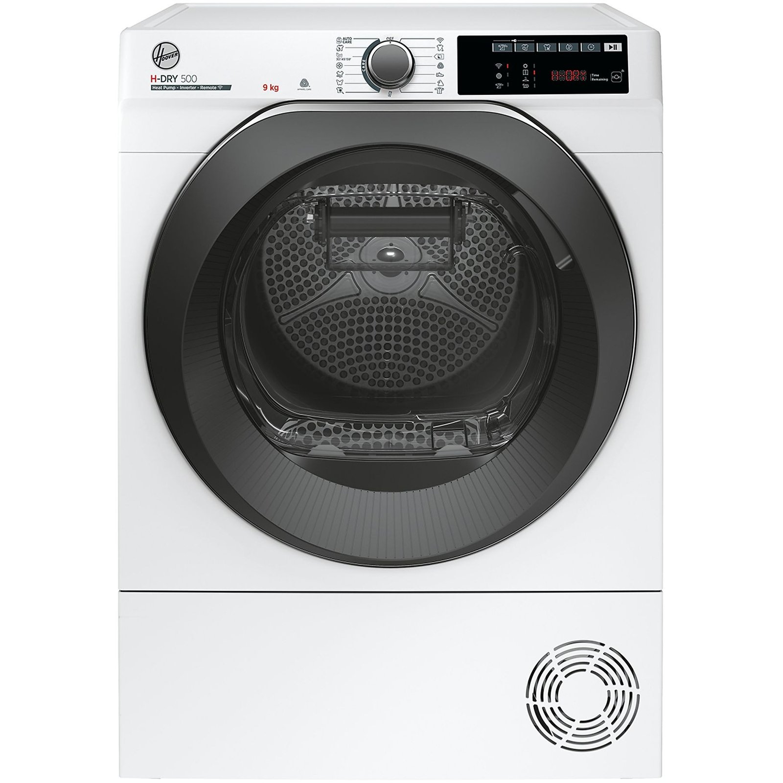HOOVER NDE H9A3TCBEXS-S asciugatrice, 9 kg, 58,5 cm, Classe A+++