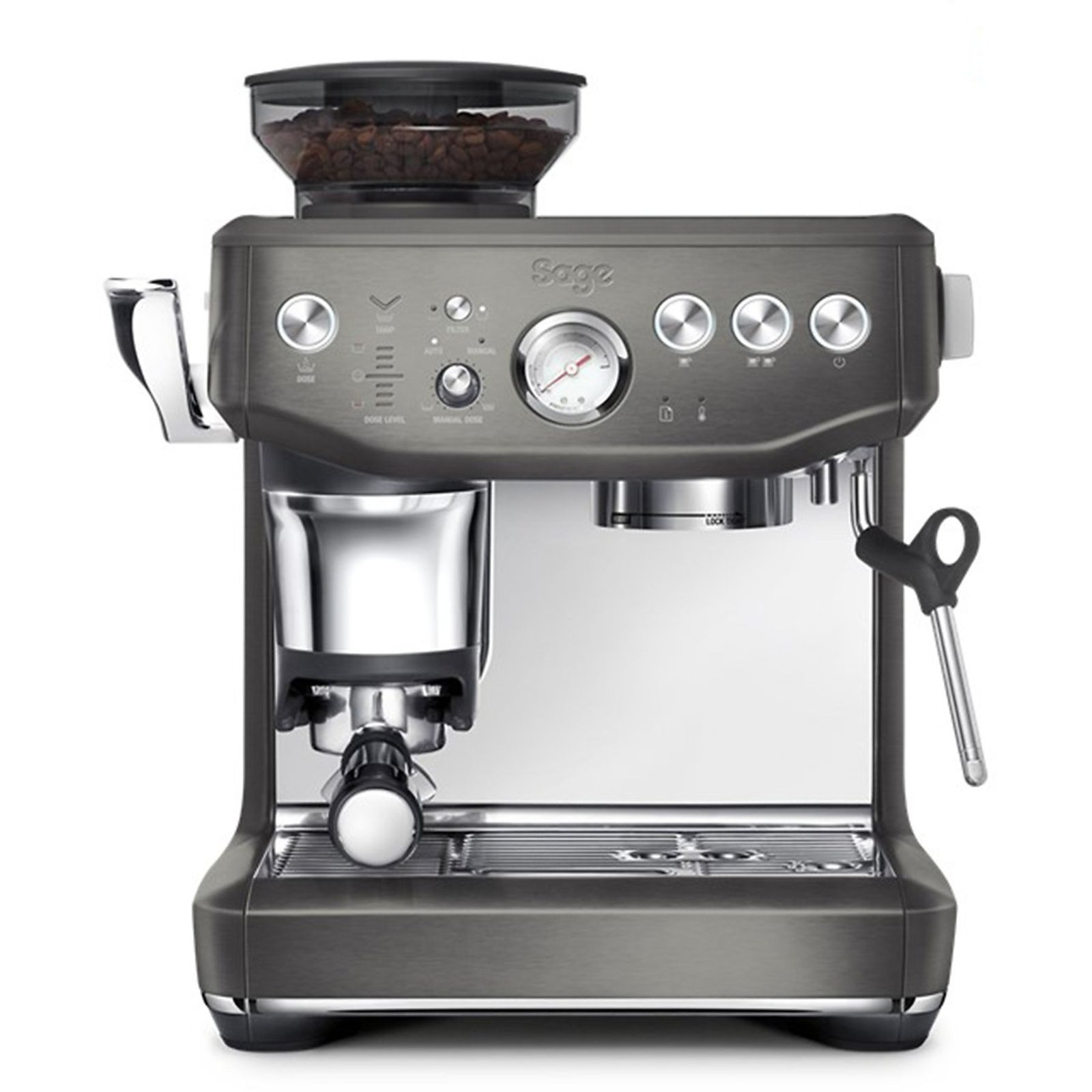 MACCHINA CAFFÉ AUTOMATICA SAGE SES876BST4EEU1, 1850 W, ACCIAIO INOSSIDABILE NERO