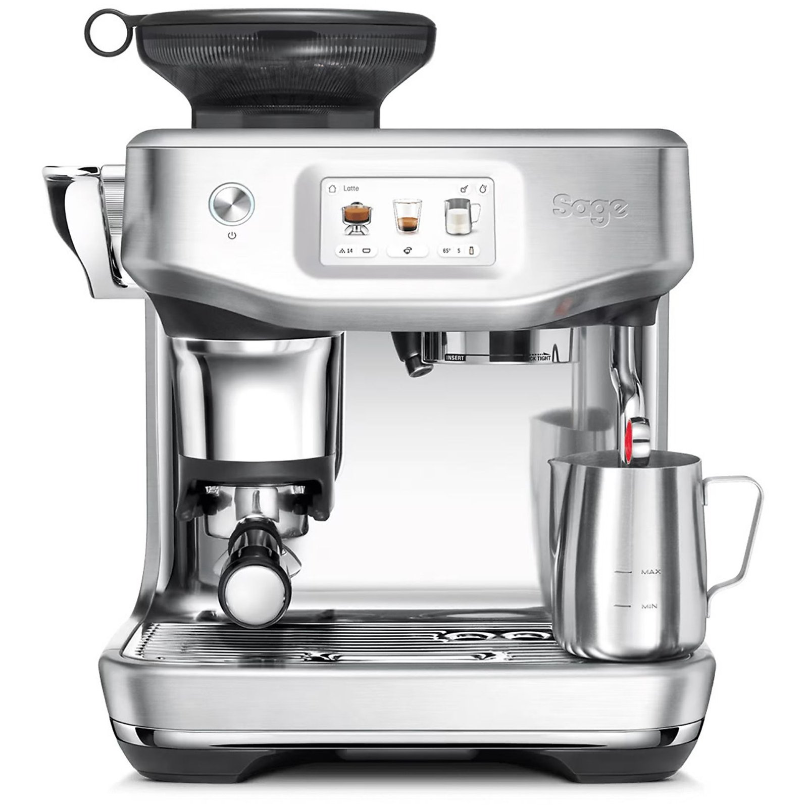 MACCHINA CAFFÉ AUTOMATICA SAGE SES881BSS4FEU1, 1700 W, Acciaio Inossidabile