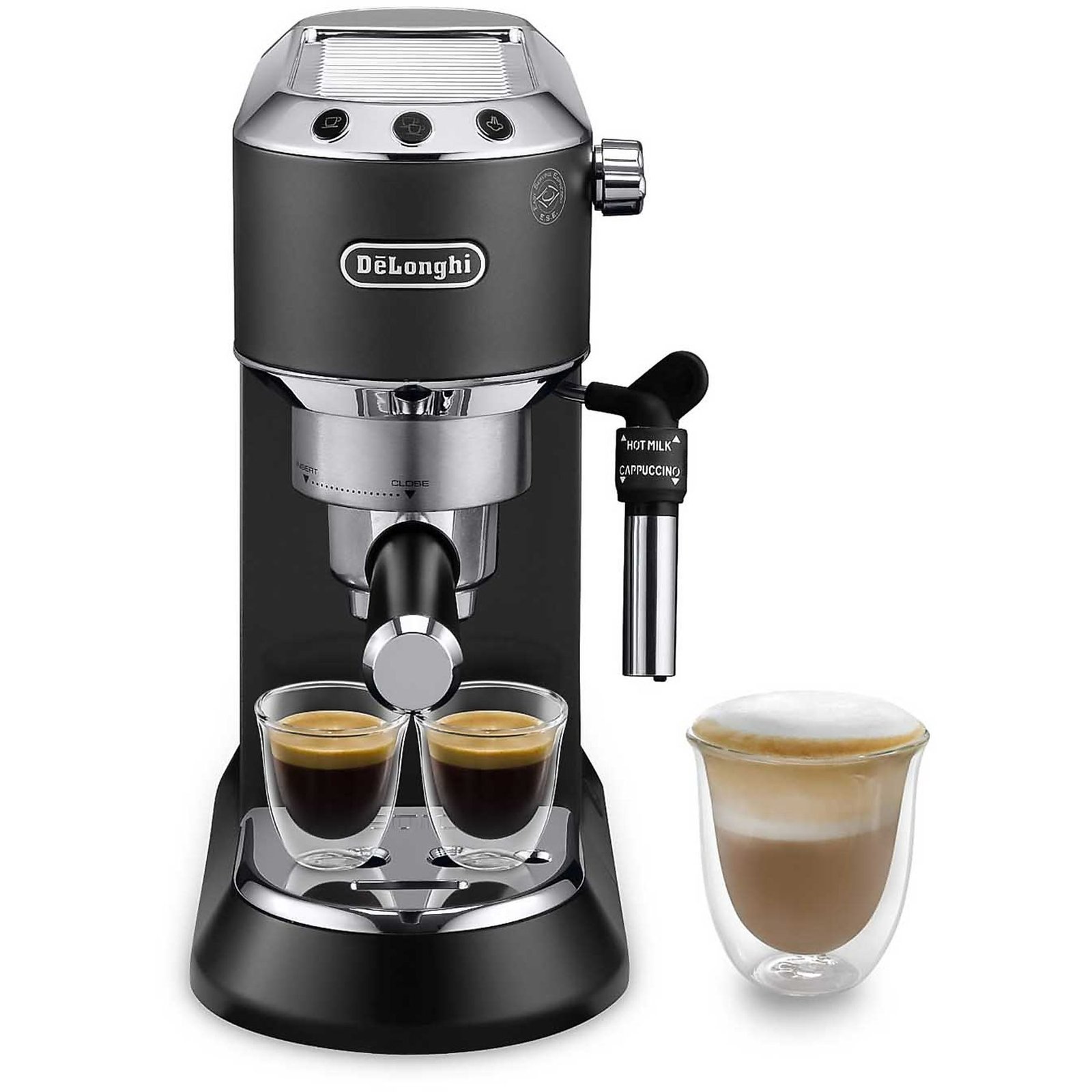 MACCHINA CAFFÈ ESPRESSO DE'LONGHI Dedica EC685, 1350 W, Nero