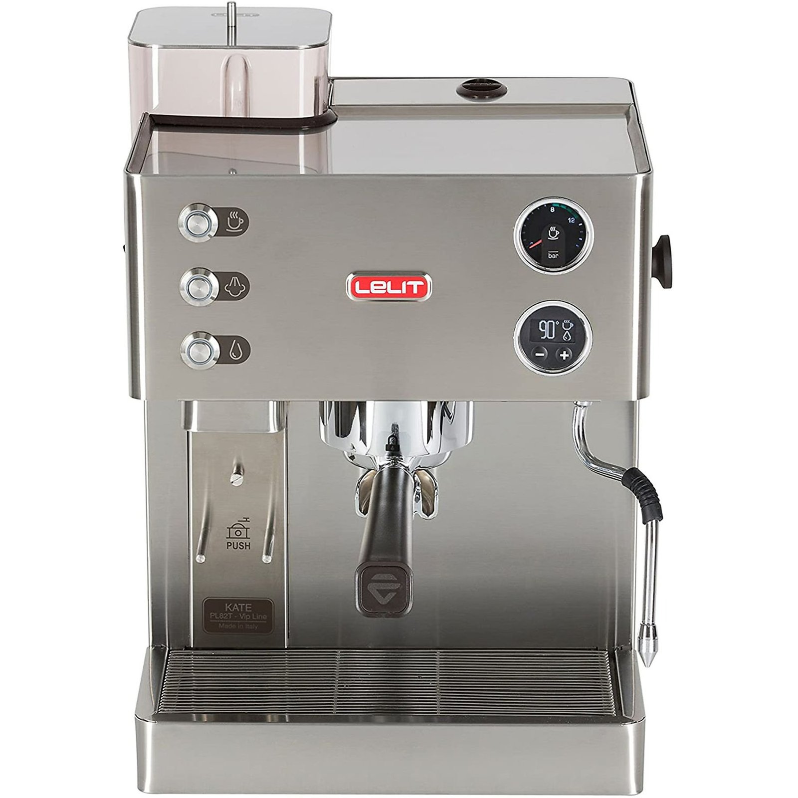 MACCHINA CAFFÈ ESPRESSO LELIT KATE, 1200 W, Acciaio satinato