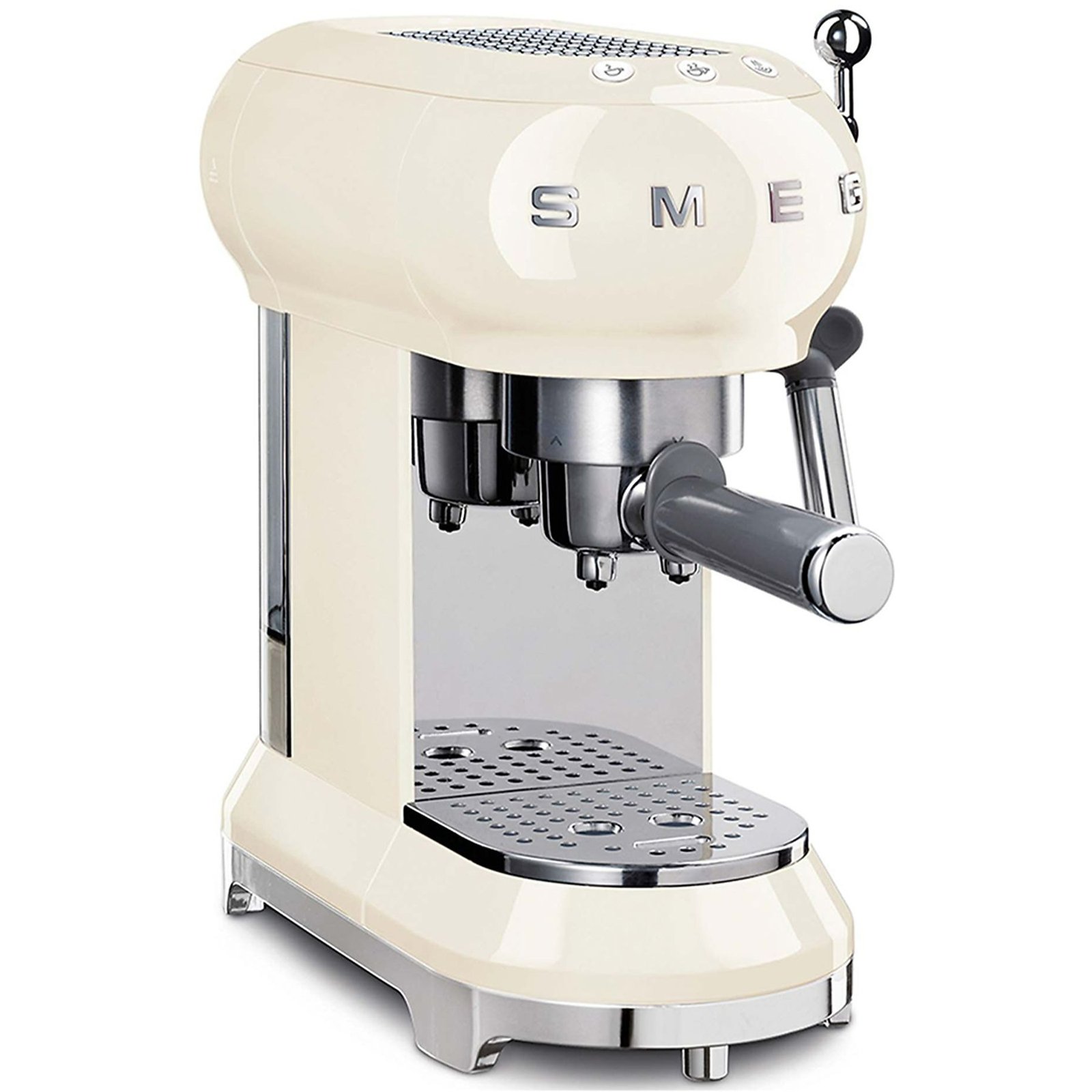 MACCHINA CAFFÉ SMEG ECF01CREU, 1350 W, Panna