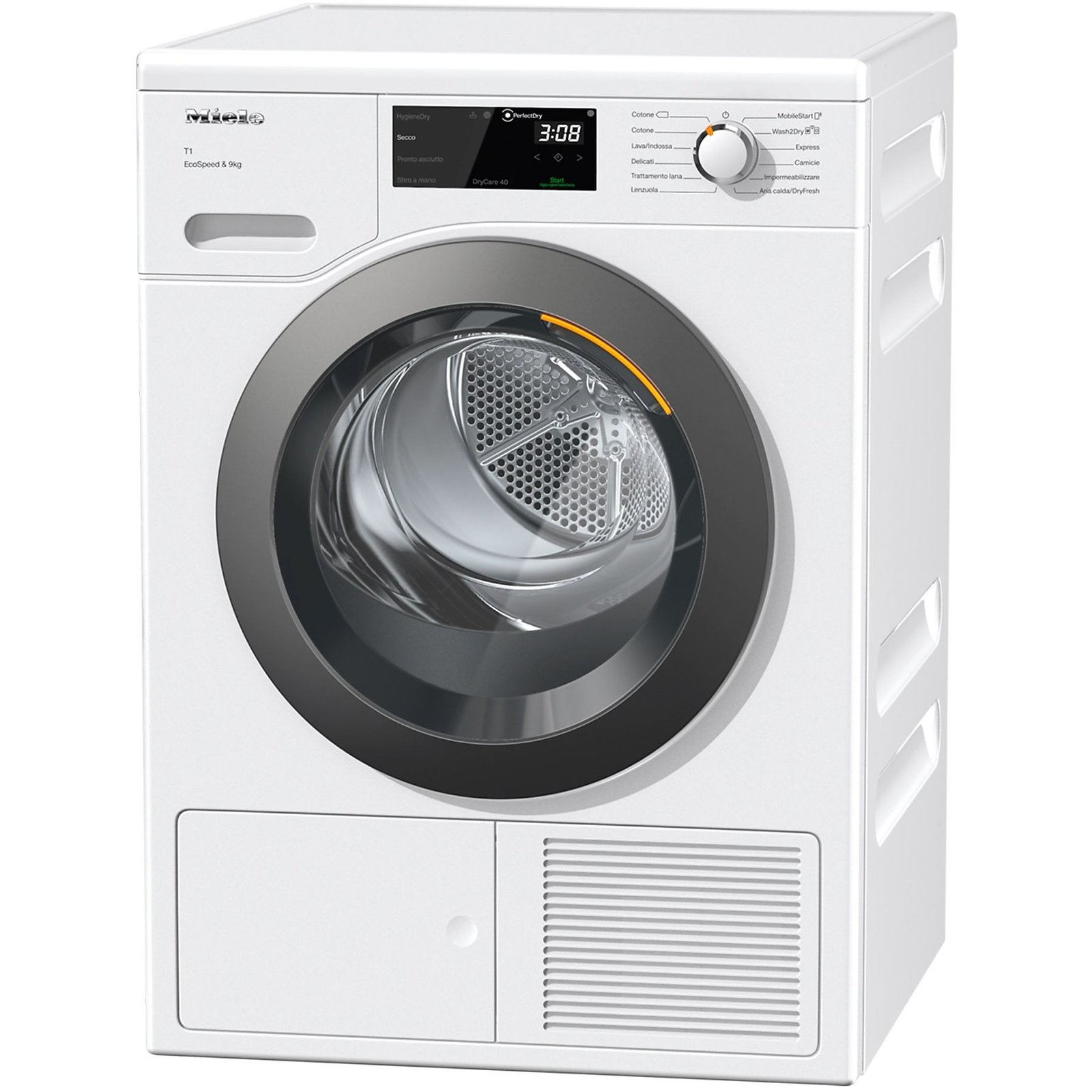 MIELE TCH 780 WP XL asciugatrice, 9 kg, 63,6 cm, Classe A+++
