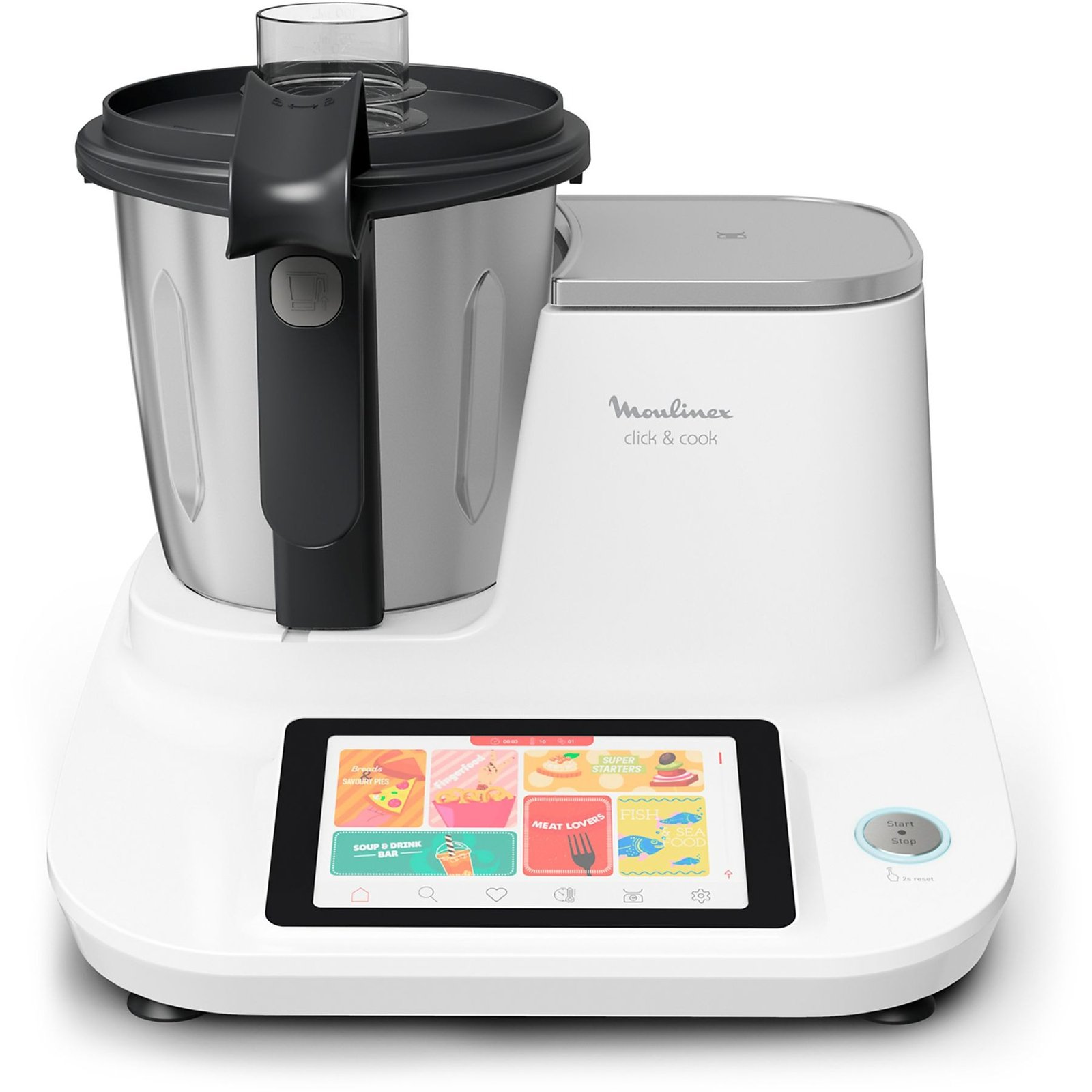 MOULINEX CLICK&COOK HF5061 MULTICOOKER, 1400 W, capacità ciotola 3,6 l