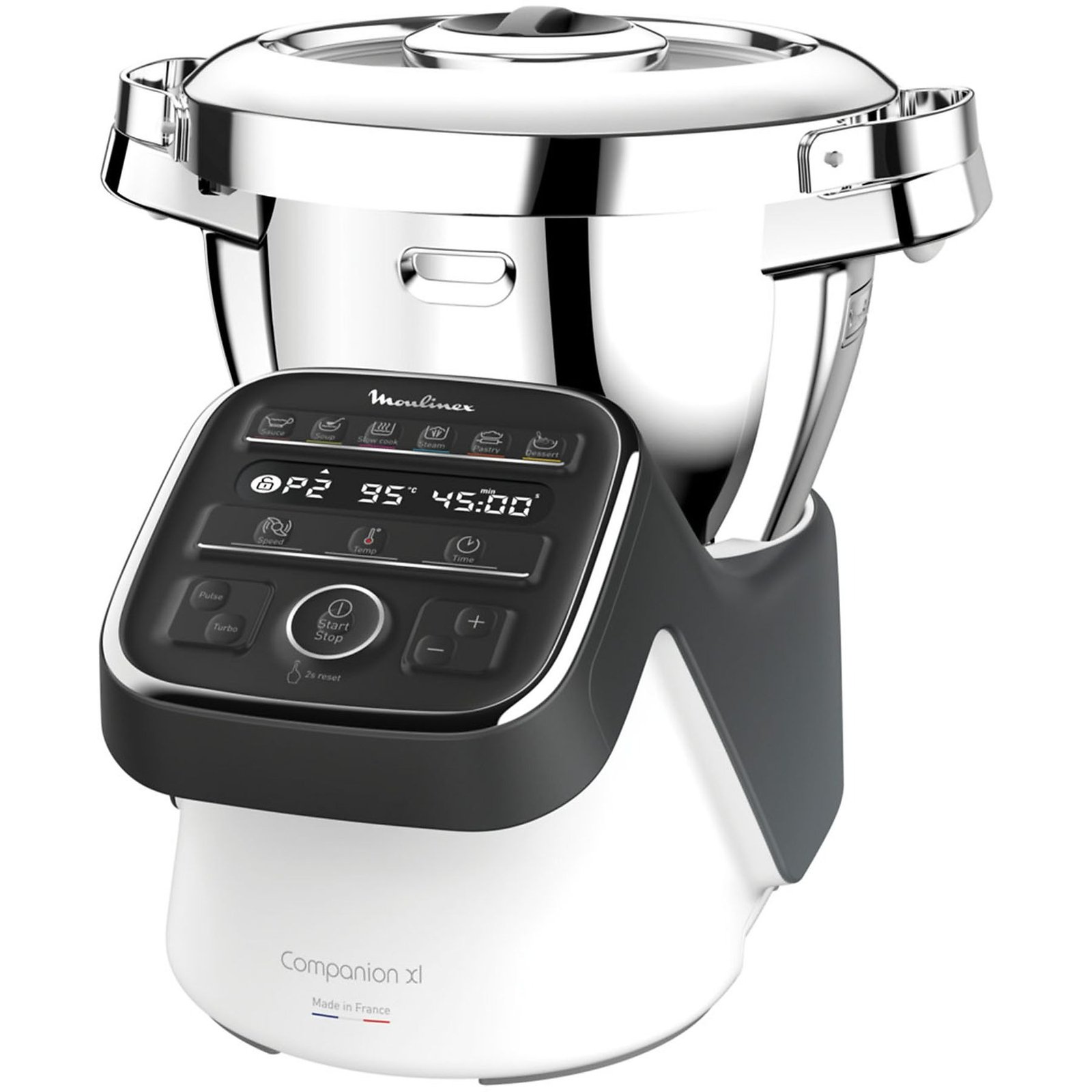 MOULINEX COMPANION XL HF8098N ROBOT DA CUCINA, 1550 W, capacità ciotola 3 l, Nero