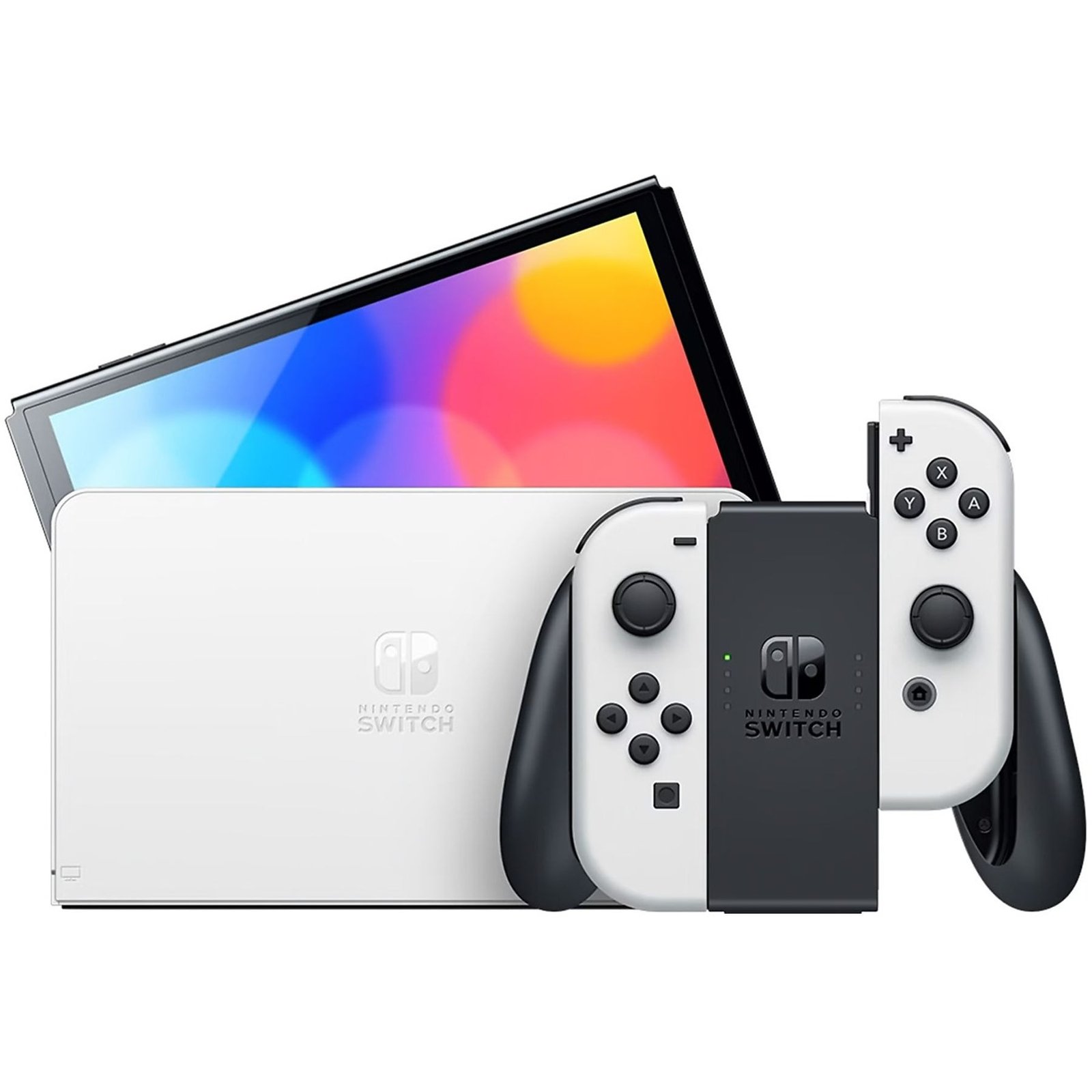 NINTENDO BUNDLE OLED MKART 12M , Bianco