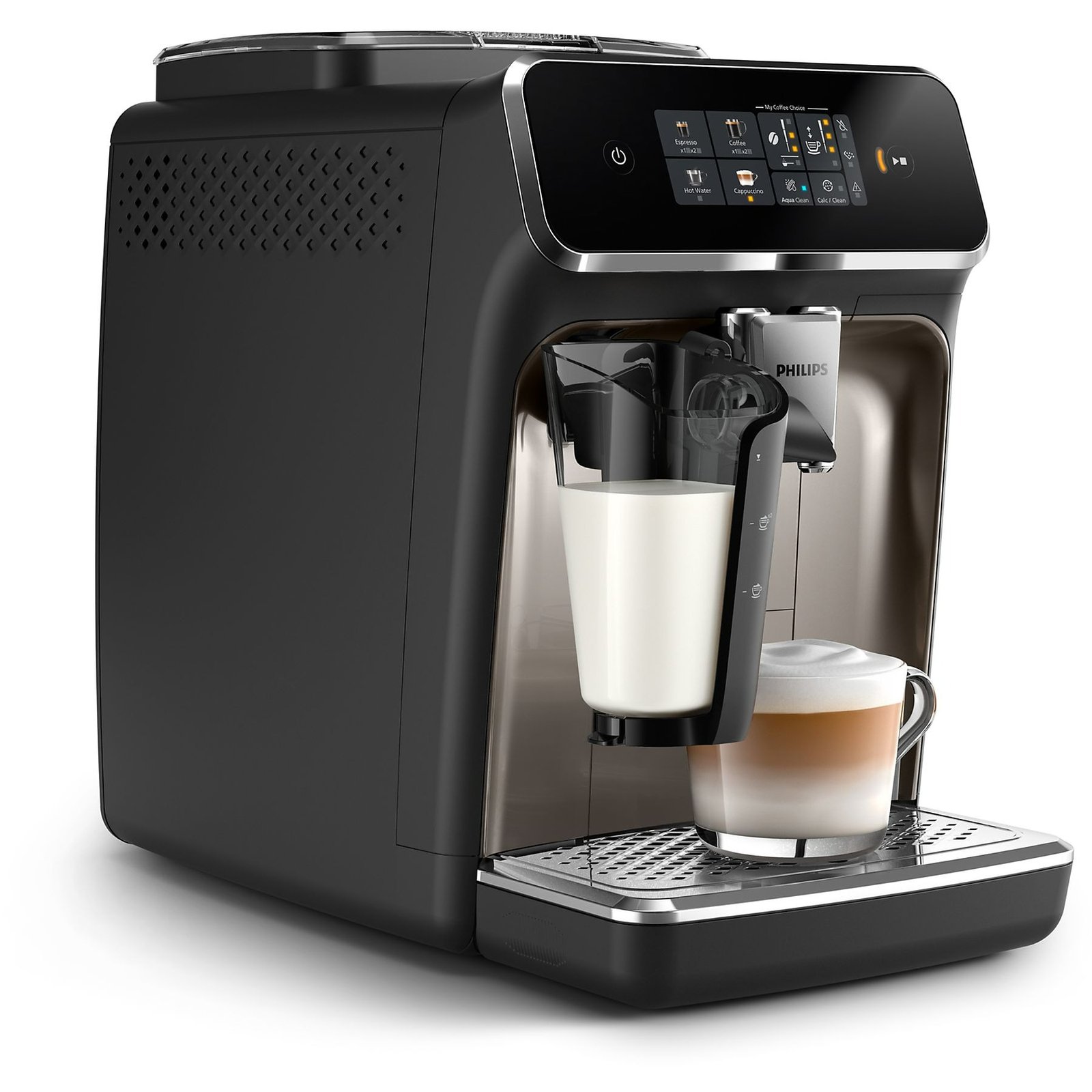 PHILIPS EP2336/40 MACCHINA CAFFÉ AUTOMATICA, Nero, Cromo
