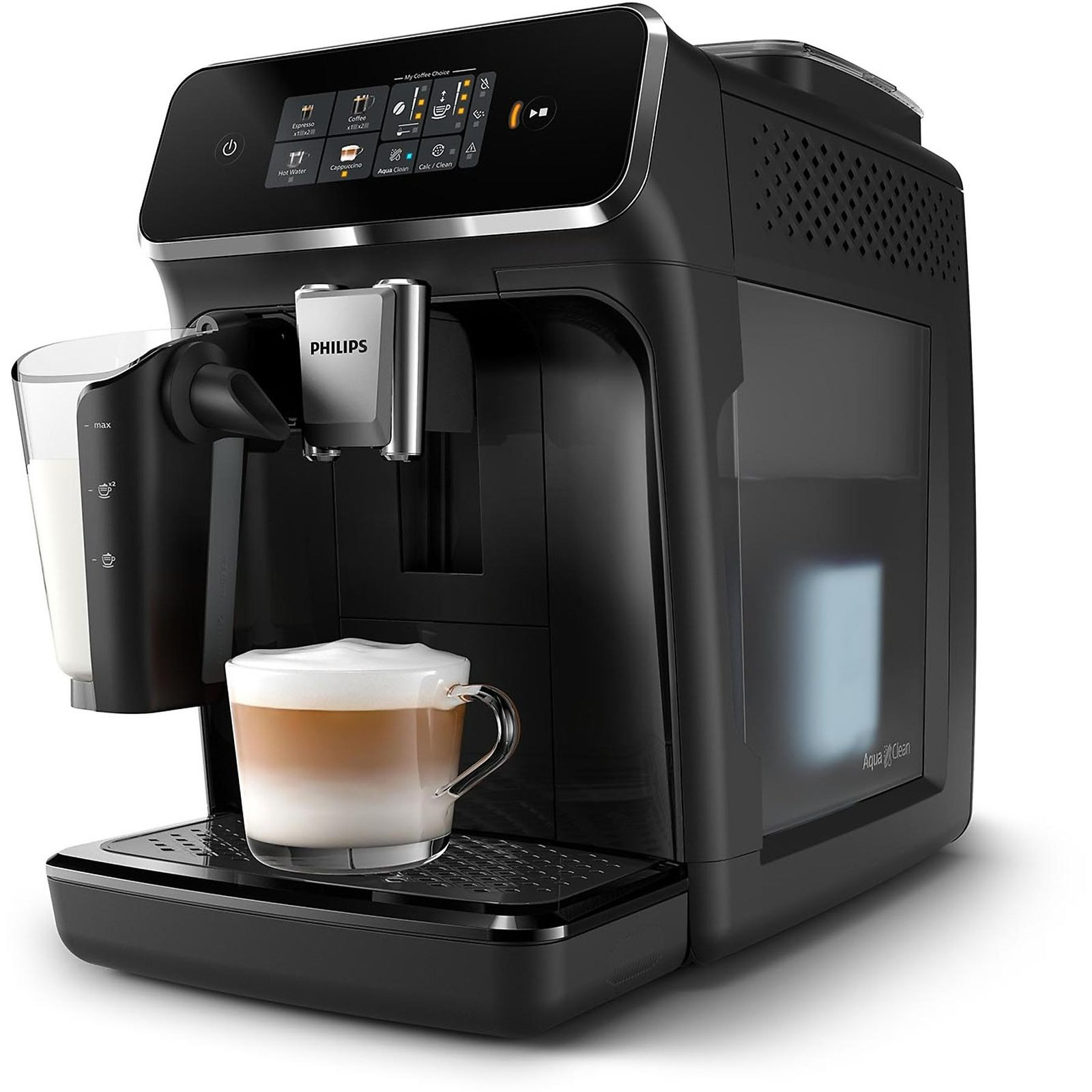 PHILIPS Series 2300 LatteGo EP2331/10 MACCHINA CAFFÉ AUTOMATICA, Nero
