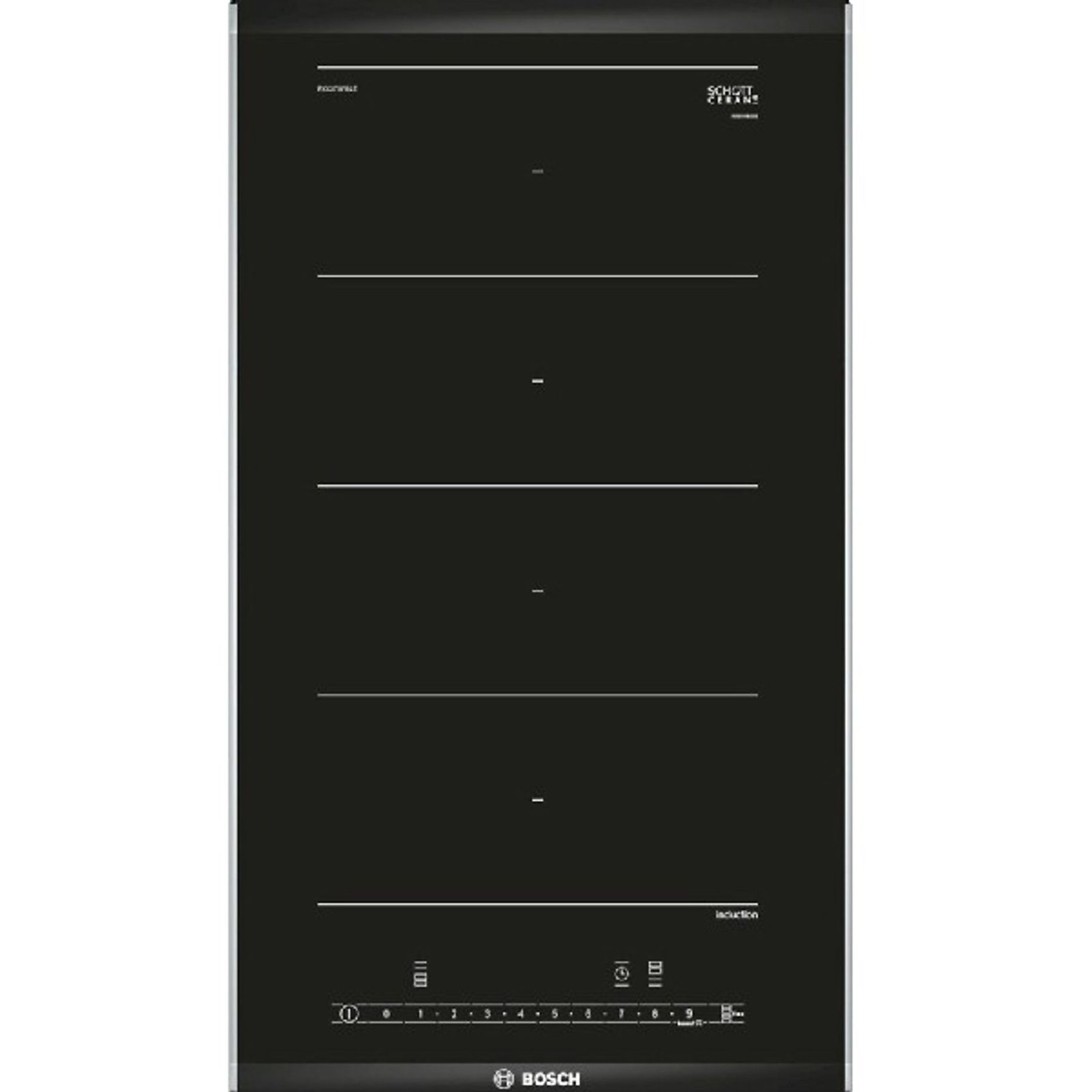 PIANO COTTURA A INDUZIONE BOSCH Serie 6 PXX375FB1E, 2 zone cottura, 306 mm x 527 mm