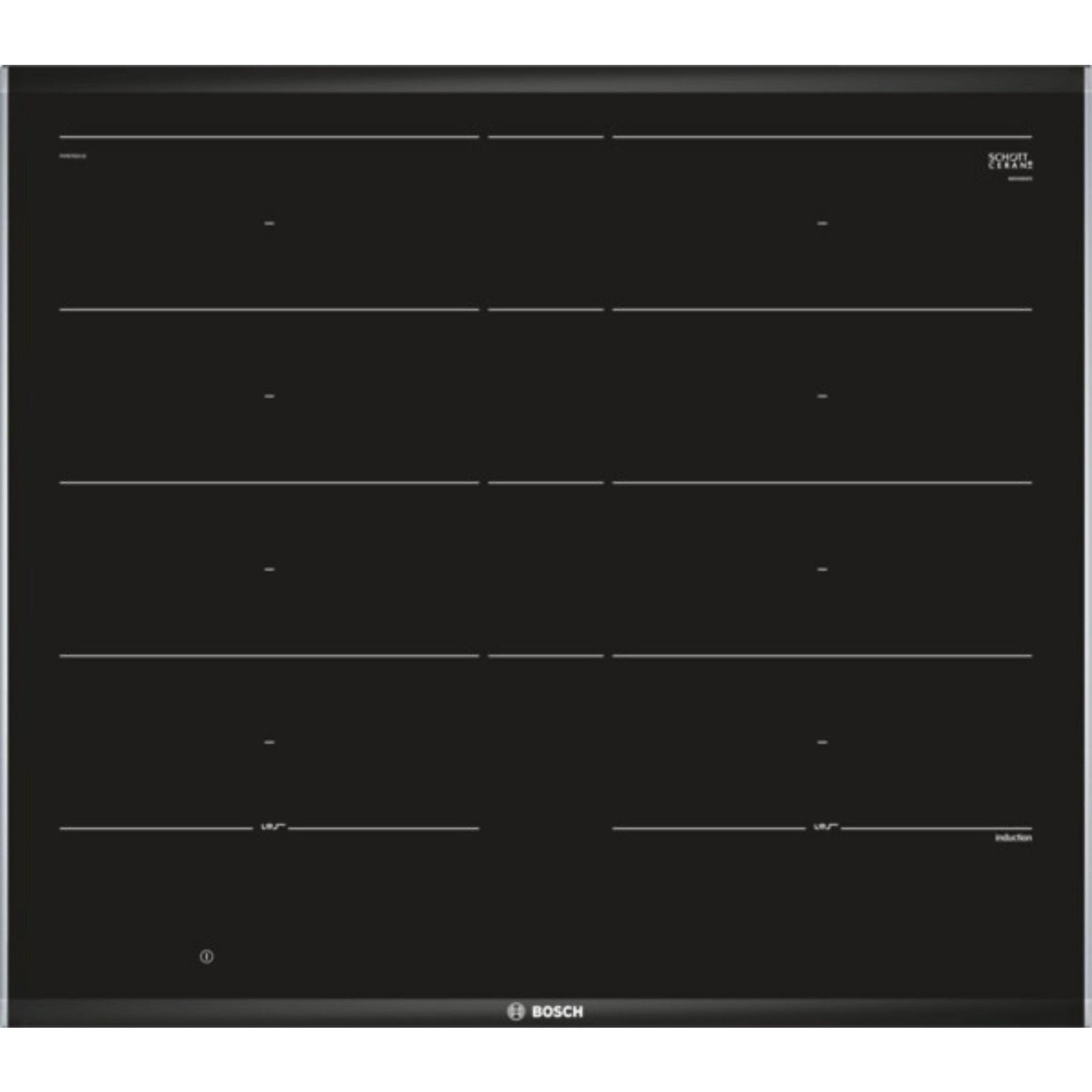 PIANO COTTURA A INDUZIONE BOSCH Serie 8 PXY675DC1E, 4 zone cottura, 606 mm x 527 mm