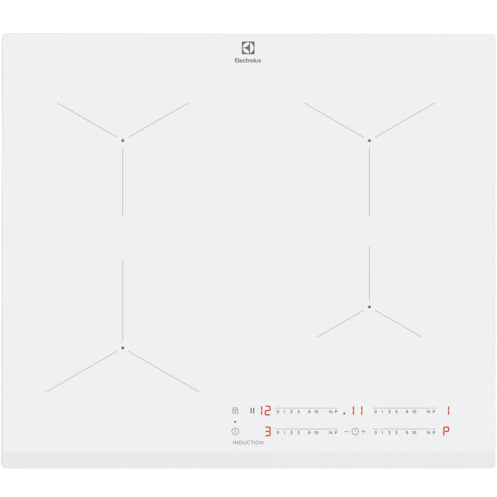 PIANO COTTURA A INDUZIONE ELECTROLUX LIL61443BW, 4 zone cottura, 590 mm x 520 mm
