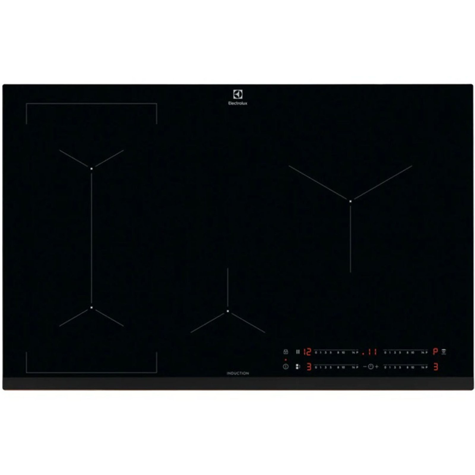 PIANO COTTURA A INDUZIONE ELECTROLUX LIL83443, 4 zone cottura, 78 cm x 52 cm