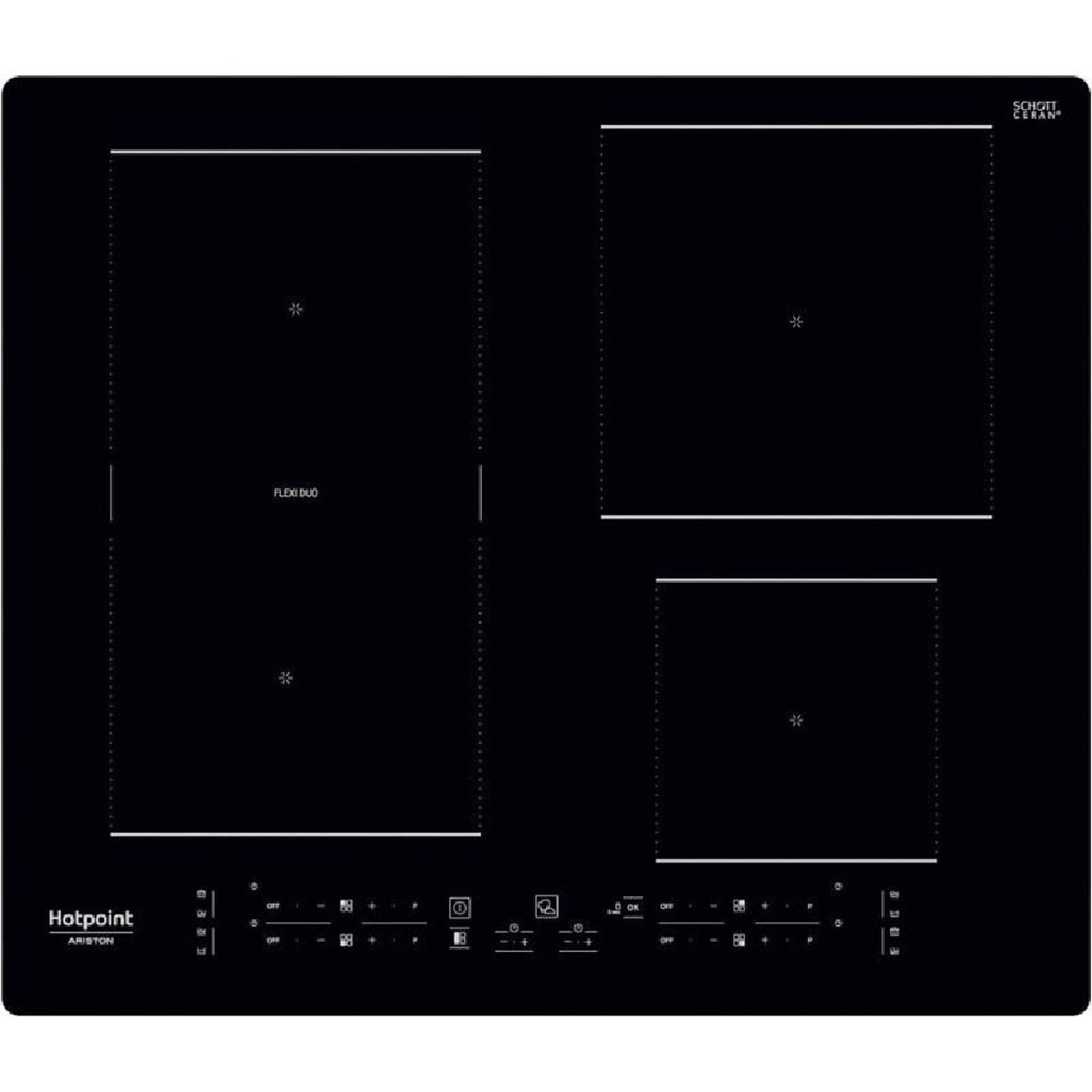 PIANO COTTURA A INDUZIONE HOTPOINT Ariston HB 3160C NE, 4 zone cottura, 590 mm x 510 mm