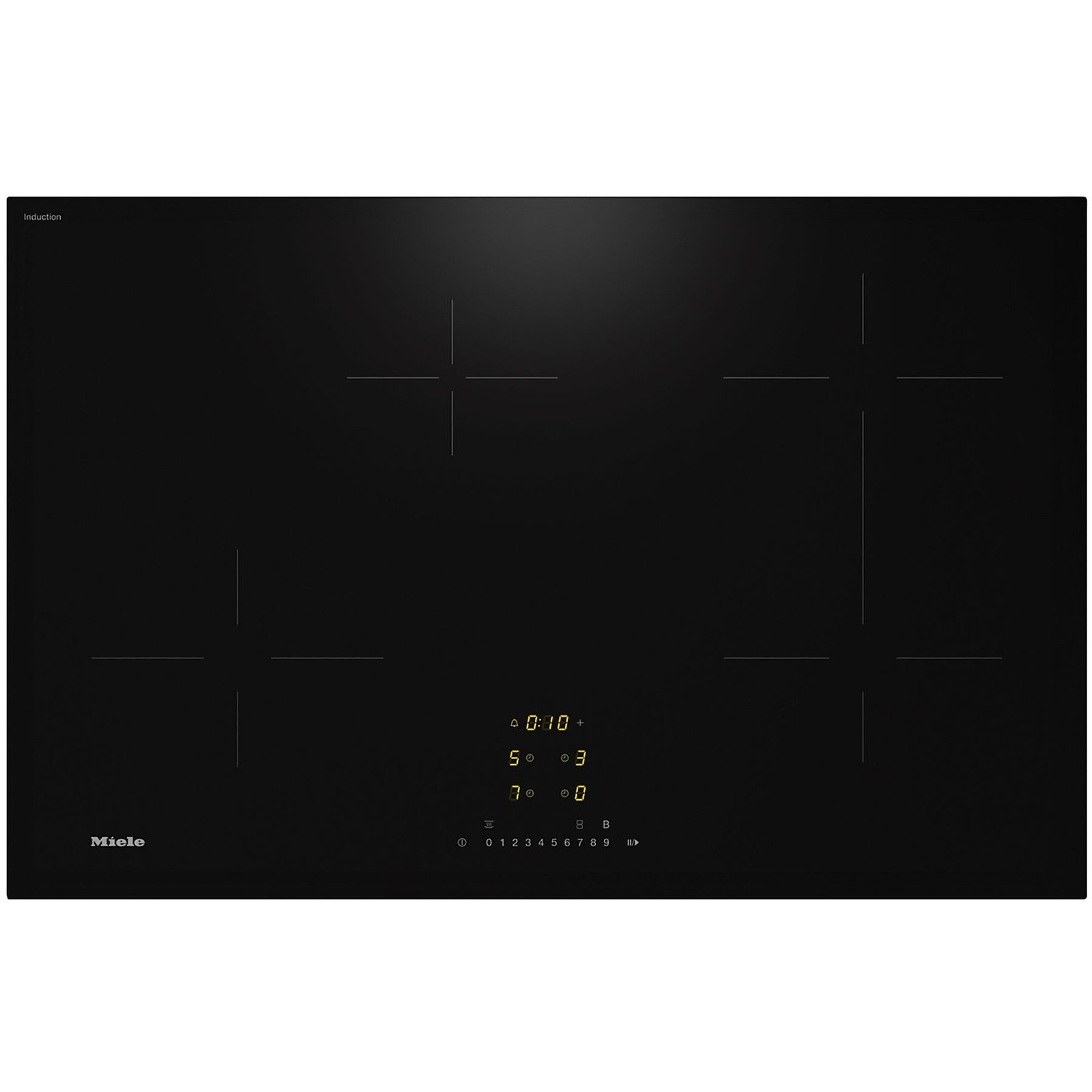 PIANO COTTURA A INDUZIONE MIELE KM 7373 FR, 4 zone cottura, 80,6 cm x 52,6 cm