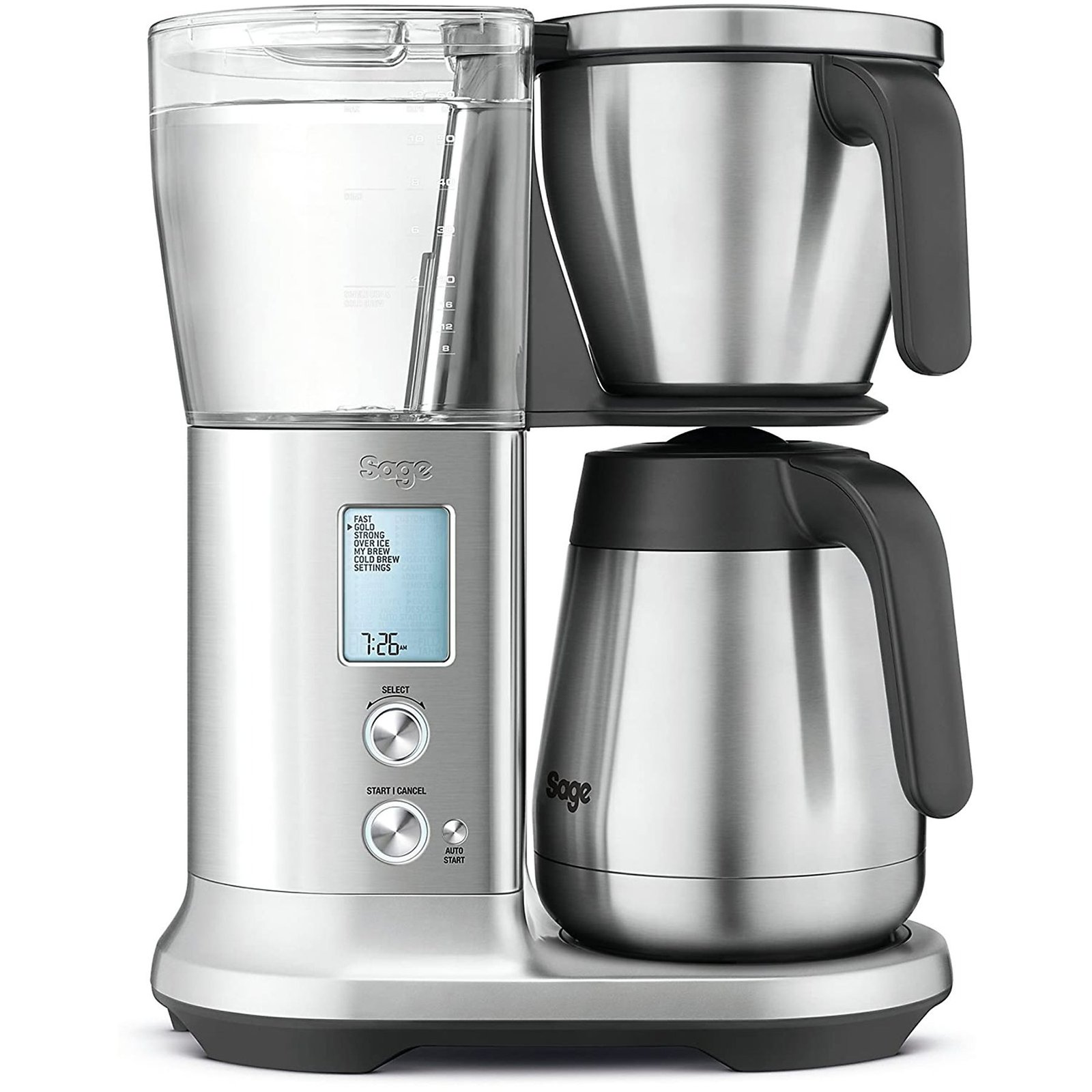 SAGE PRECISION BEWER THERMAL macchina caffè americano, STAINLESS STEEL CARAFE