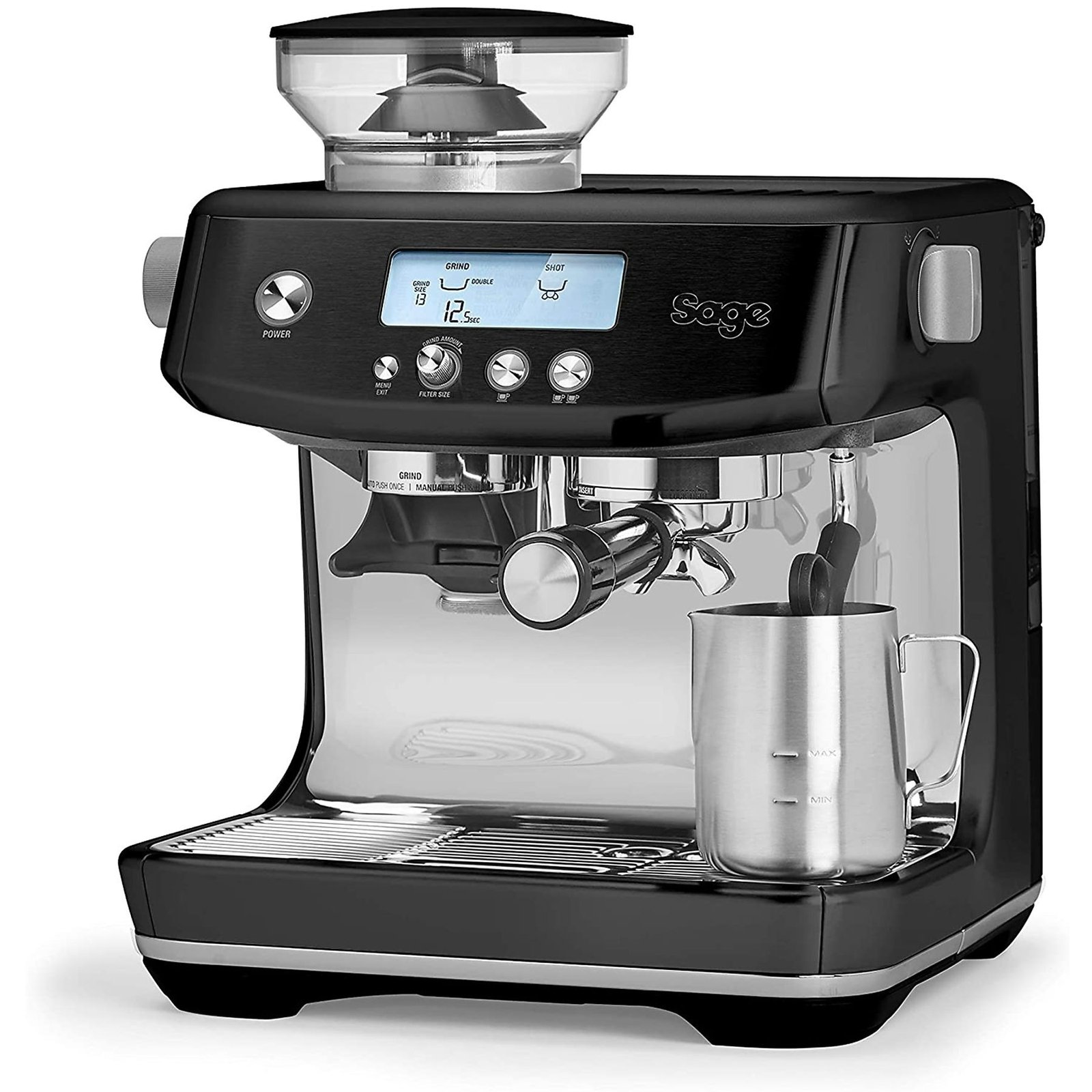 SAGE THE BARISTA PRO MACCHINA CAFFÉ AUTOMATICA, BLACK TRUFFLE