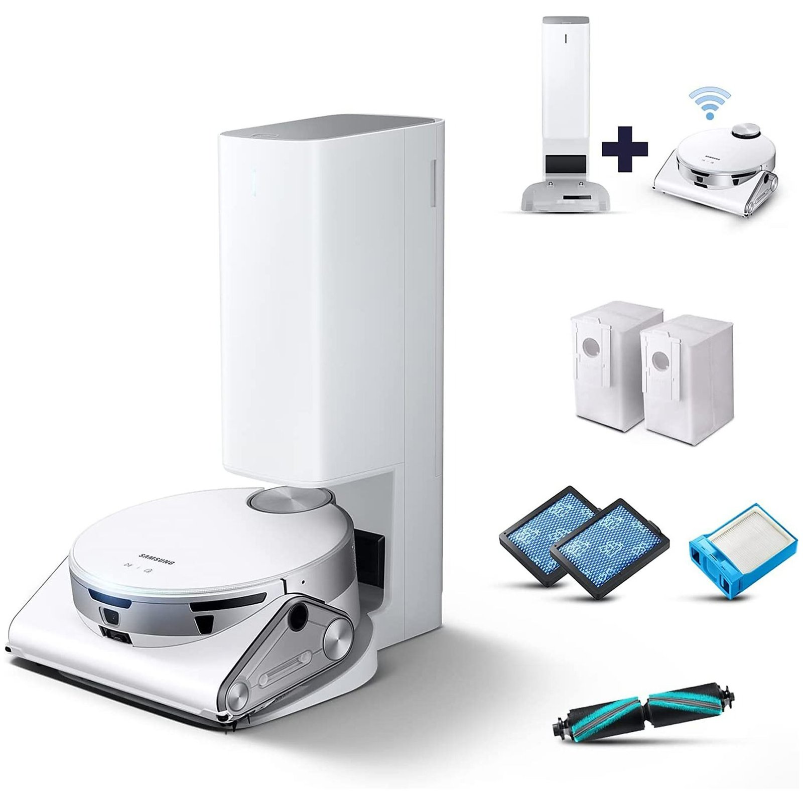 SAMSUNG VR50T95735W-WA aspirapolvere robot, 170 W