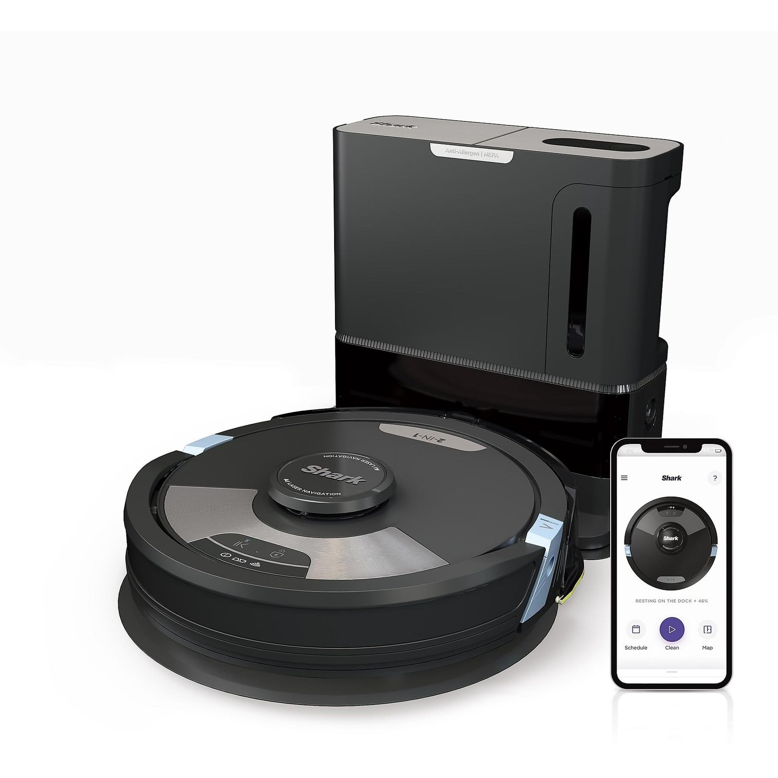 SHARK STYLE iQ RV2600WSEU aspirapolvere robot, 20 W