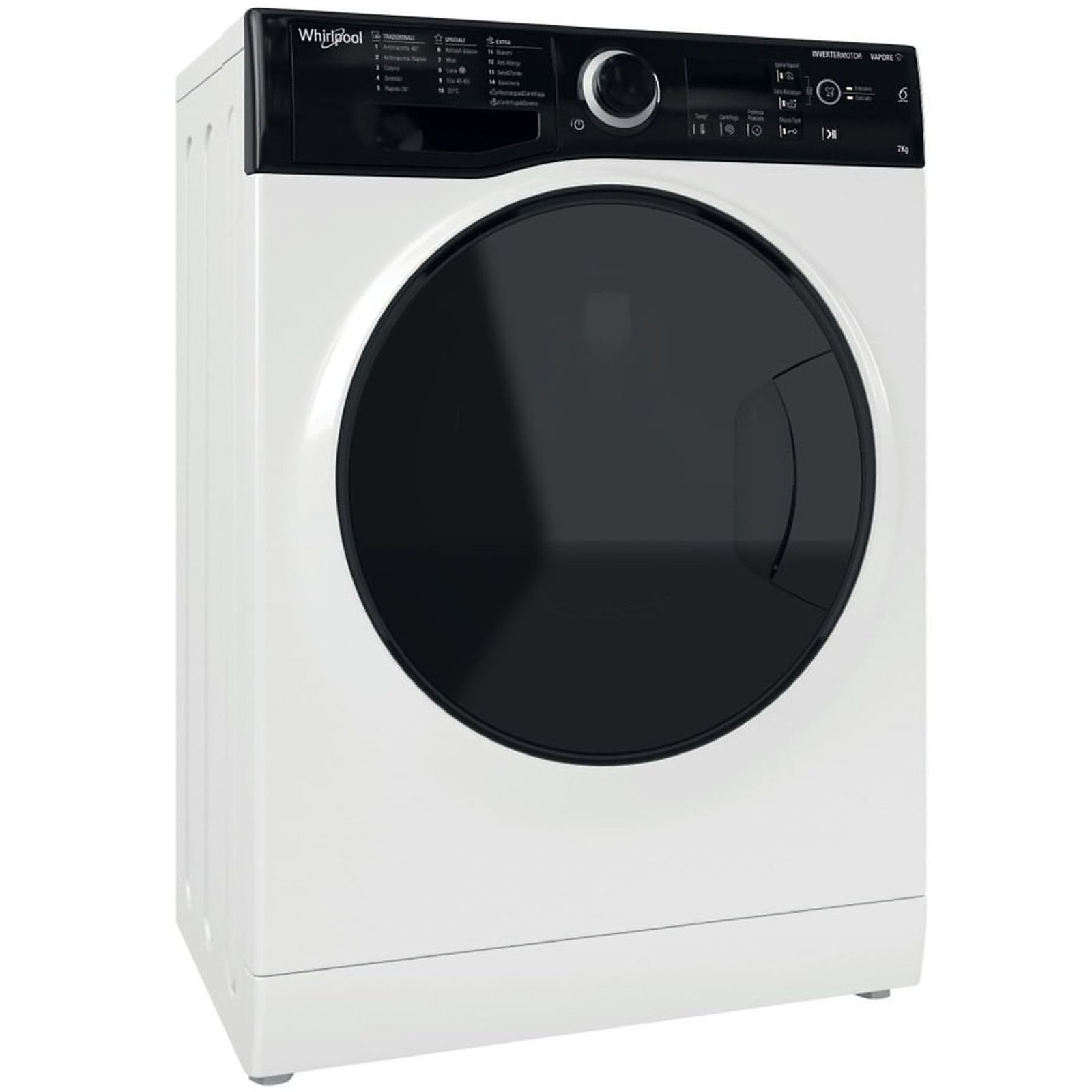 WHIRLPOOL WSB 725 K IT LAVATRICE SLIM, Caricamento frontale, 7 kg, 43,5 cm, Classe B