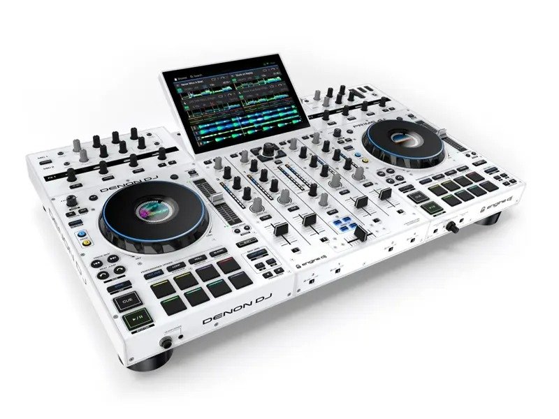 DENON DJ PRIME 4+ WHITE - 4-Deck Standalone DJ Controller in Special Edition WHITE FINISH – Bild 2
