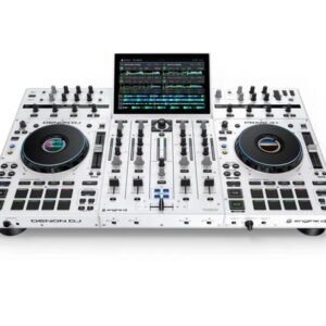 DENON DJ PRIME 4+ WHITE - 4-Deck Standalone DJ Controller in Special Edition WHITE FINISH