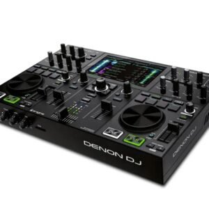 DENON DJ PRIME GO, 2-Deck wiederaufladbare Smart DJ-Konsole mit 7-Zoll Touchscreen