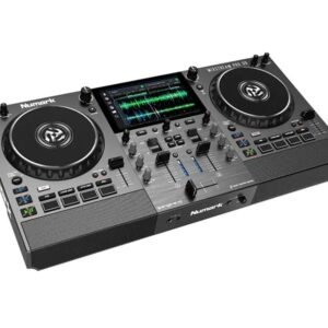 Numark Mixstream Pro Go, Batteriebetriebener Standalone-Streaming-DJ-Controller mit Amazon Music